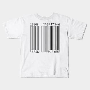 Bass Player Barcode Kids T-Shirt